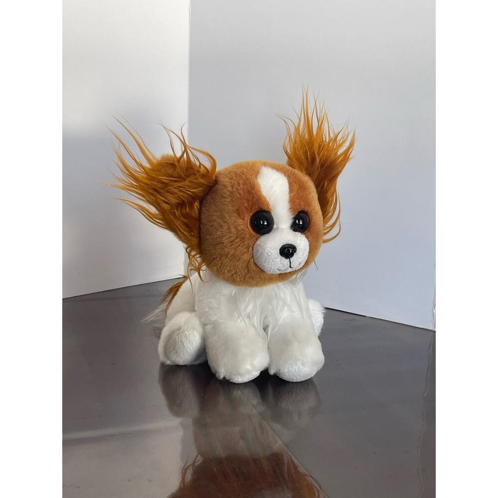 Vintage Ty Beanie Baby 'Barks' the Papillon Dog